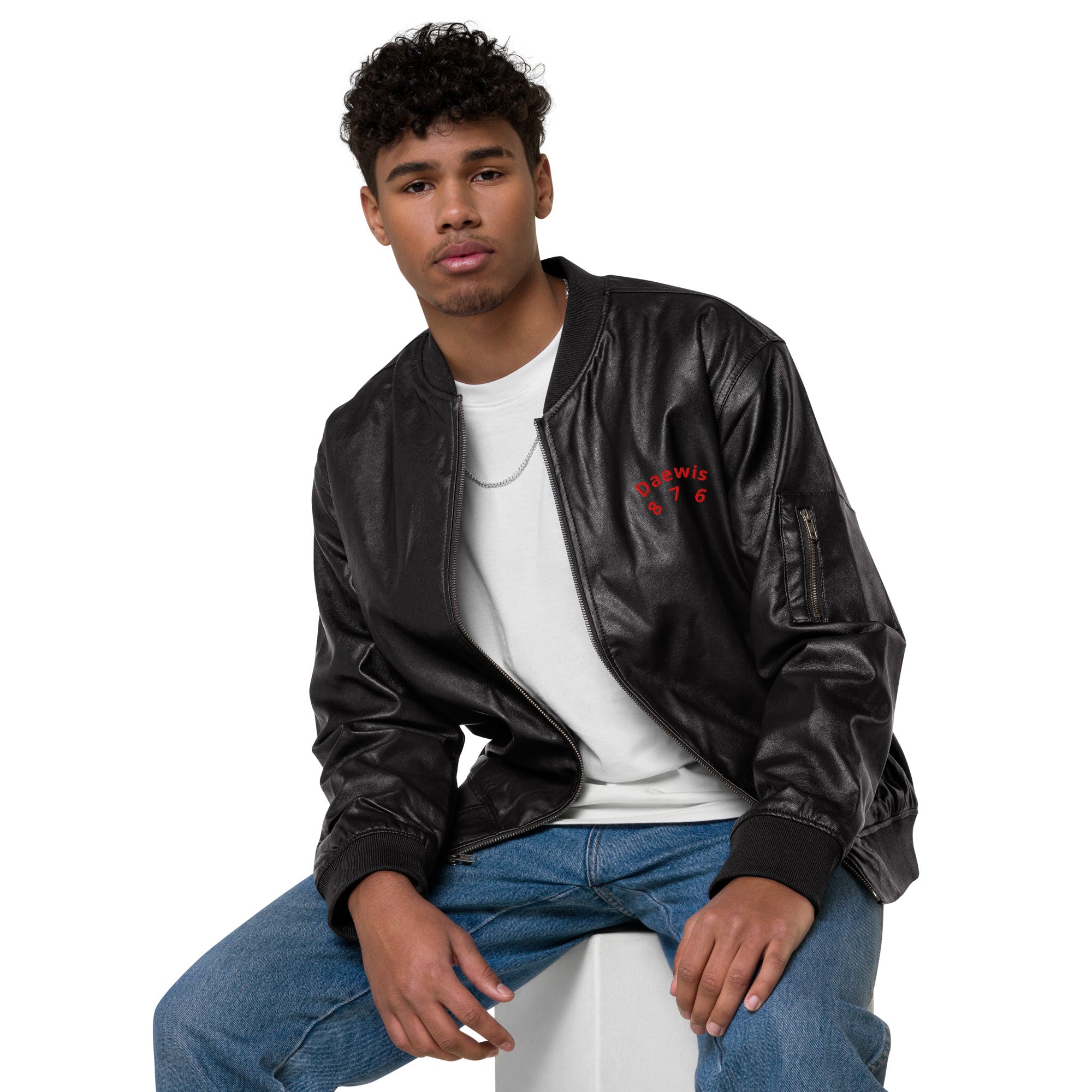 DEHEVE デヘヴェ Leather Bomber Jacket black DEHEVE デヘヴェ Leather Bomber Jacket black Deja Exe Men